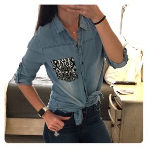 Denim shirt